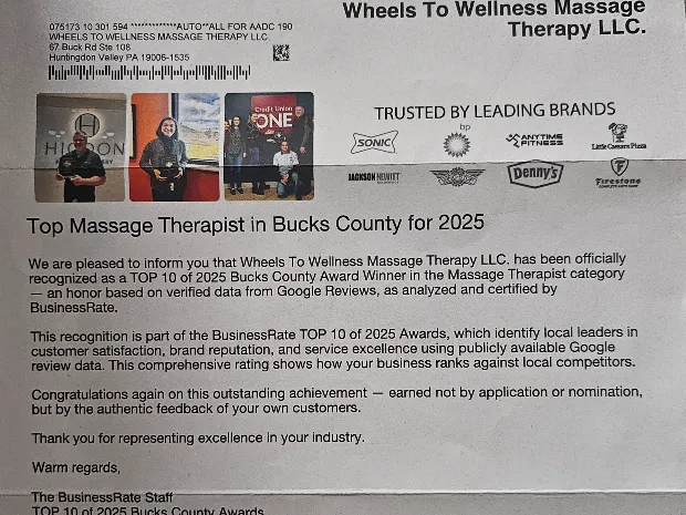 Wheels To Wellness Massage Therapy LLC.