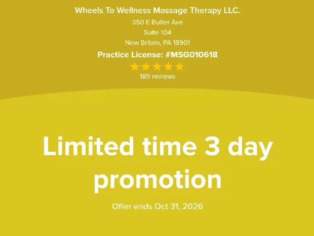 Wheels To Wellness Massage Therapy LLC.