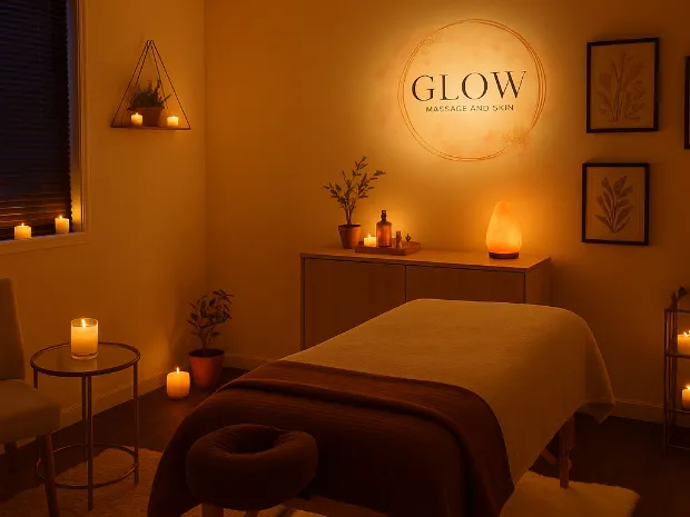 Glow massage and skin