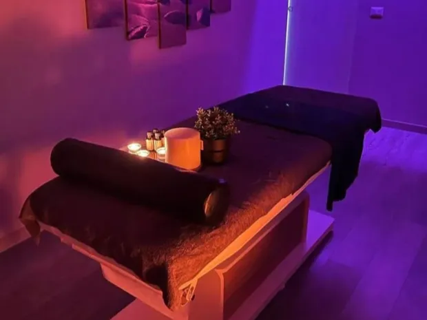 Moment of peace and massage 