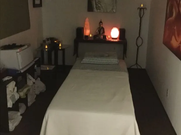 Moment of peace and massage 