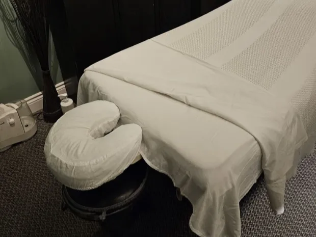 Moment of peace and massage 