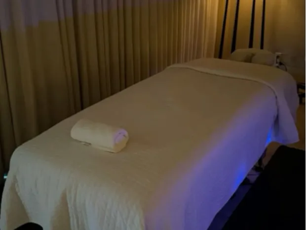 Moment of peace and massage 