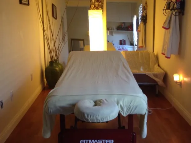 Moment of peace and massage 