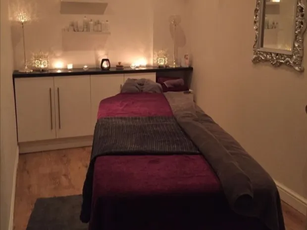 Moment of peace and massage 