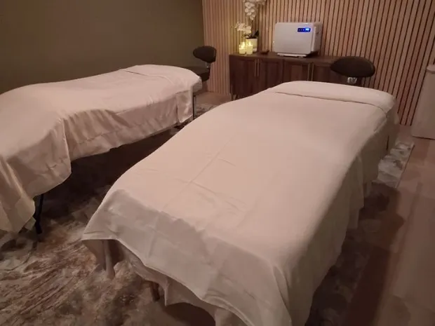 Moment of peace and massage 