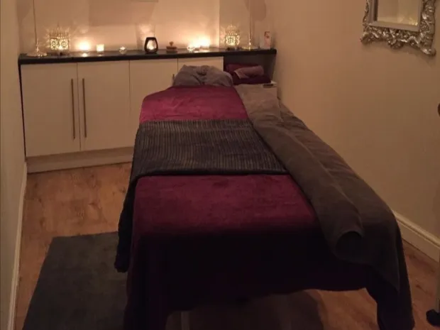 Moment of peace and massage 