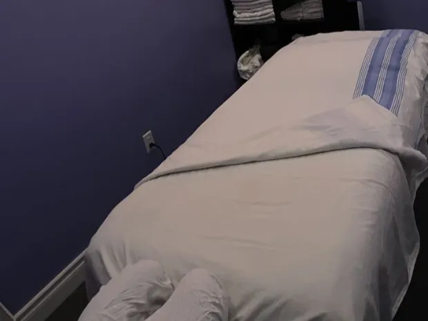 Moment of peace and massage therapy 