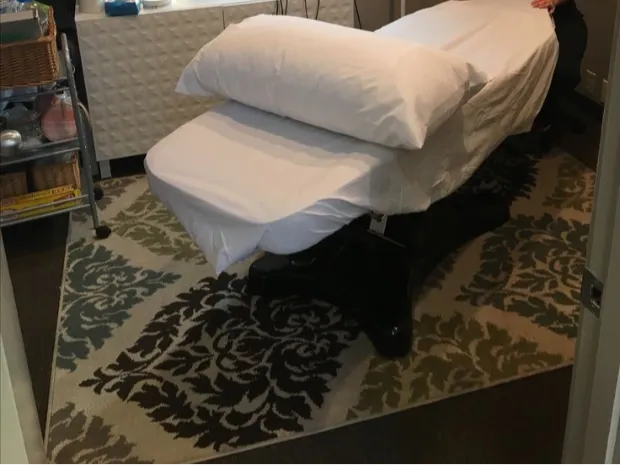 Moment of peace and massage therapy 