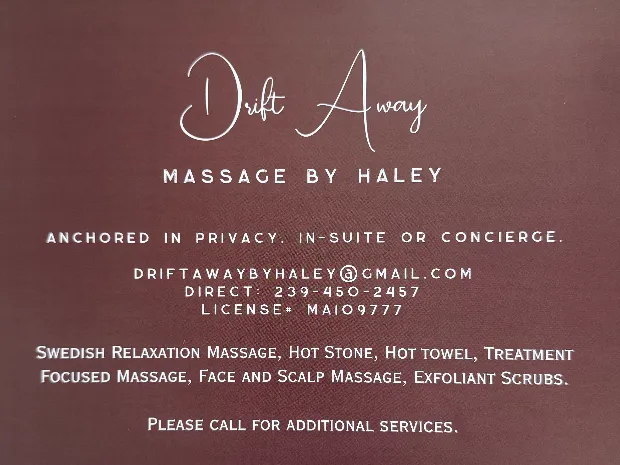 Drift Away Massage by Haley